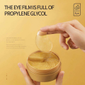 60Pcs Gold Collagen Eye Mask Anti Wrinkle Sleep Crystal Eye Patch Moisturizing Dark Circles Remover Eye Mask Eye Care - Bqy94834. 