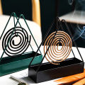 Light-haired Iron Insect Mosquito Coil Holder Retro Innovative Home Incense Mosquito Resistant Coil Holder Anti-Mosquito Residence Supplies For Home, Garden, and Wedding Lawns. 
