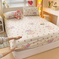 Cotton 800TC Bedsheet Sanrio Cinnamoroll Hello Kitty Fitted Bedsheet Queen King Size. 