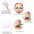 3D Reusable Eyebrow Stencil Set Drawing Guide Styling Shaping Tool with Rope Eye Makeup Stencils Eye Brow Grooming Template Card. 