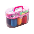 Household large sewing box set custom logo sewing sewing gadget cross stitch portable handmade sewing kit. 
