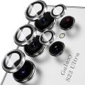Samsung Galaxy S23 Ultra Camera Lens Protector, Tempered Glass Camera Screen Protector Individual Metal Ring Lens Cover for Galaxy S23 Ultra Accessories, 1 Set. 