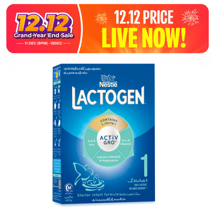 NESTLE LACTOGEN 1 Starter Infant Formula Powder 400g