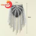 Vist Fox Shoulder Epaulette Long Tassels Men Women Shoulder Board Badge Brooch. 