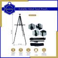 Keep Smiling 0301 - Foldable Art Easel for Canvas Stand for board Adjustable Height Lightweight Folding Telescoping Tripod Easels for Table or Floor. 