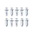 10pcs M5/M6 Jack Nuts Car Metal Screw Petal Nuts Screw For Hollow Wall Iron Skin Sunlight Super Store. 