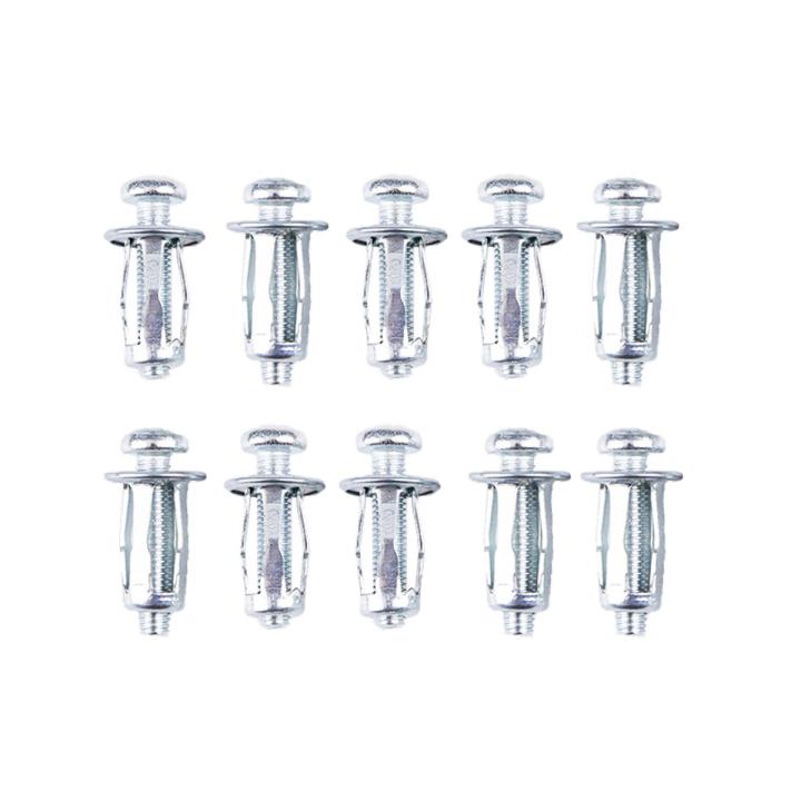 10pcs M5/M6 Jack Nuts Car Metal Screw Petal Nuts Screw For Hollow Wall Iron Skin Sunlight Super Store