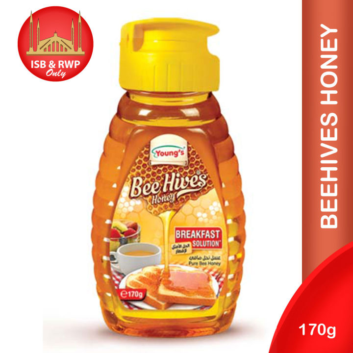 Young's Bee Hives Honey 170 gm Squeeze Bottle