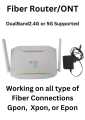 Fiberhome HG6821M Xpon Gpon Epon Original High Performance ONT (Branded Used)Fiber Optic Router with Adapter FTTX 4GE+1TEL+2USB+Dual Band WiFi 5DBi. 