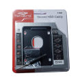 2nd Sata Hard Disk Drive Caddy for 9.5mm 12.7mm CD/DVD Drive Slot Add Second HDD/SSD to Your Laptop. 