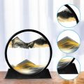 Sandscape Painting Sand Clock Moving Sand Art Hourglass Sand Timer 3D Moving Sand Mountain Lamp with Metal Stand Showpiece Home Decoration. 