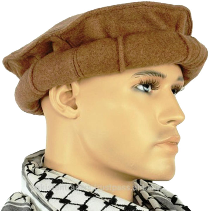 Handmade Original Wool Chitrali Cap Pakol Hat Peshawari From Pakistan - Stay Warm And Stylish With Handmade Cap