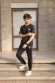 Men’s Black Tracksuit by HG | Soft Dri-Fit Interlock Fabric | Gym and Workout Set | Logo Printed Two-Piece Outfit. 