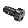 Infinix Genuine XCC02 Fast Car Charger with 2 USB Ports - 4.8 A-Black / Dual Port USB Fast Car Charger 100% Original Product Same As Shown In Pictures. 