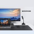 USB Stand Mic Microphone for Laptop / PC Computer - (Adjustable / Bendable). 