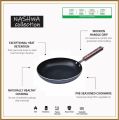 Non Stick Fry Pan Die Cast Wooden Handle Durable Quality for Eggs Omlate 14cm 16cm 18cm 20cm 22cm 24cm 26cm 28cm 30cm Frying Pan Non-Stick Heavy Duty Pan Plastic Handle. 