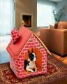 Soft-Sided Brick Pet House & Mat. 