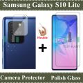 Samsung Galaxy S10 Lite Glass Protector Tempered Glass Screen Protection Polish Glass + Back Camera 9H Gorilla Flexible Protector For Samsung Galaxy S10 Lite. 