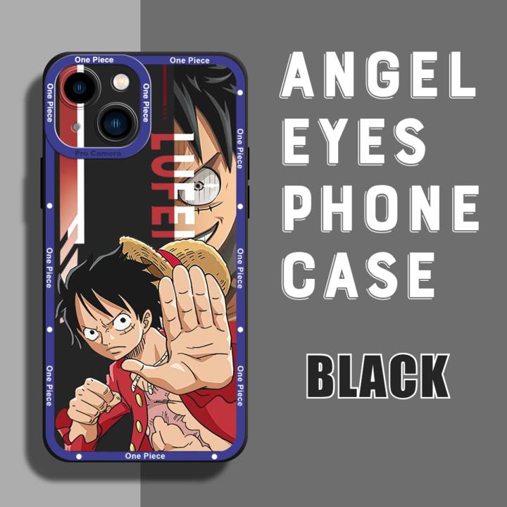 YYDS for iPhone 13 Back Cover Handsome Monkey D Luffy Shockproof Soft Ultra Thin Rubber Phone Case Full Lens Precision Hole Protection Cover