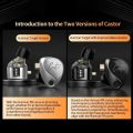 KZ Castor Wired Earphones In Ear Earbuds 2DD+Dynamic High-end Tunable Balanced Armature Monitor Headphones Cancelling Headset. 