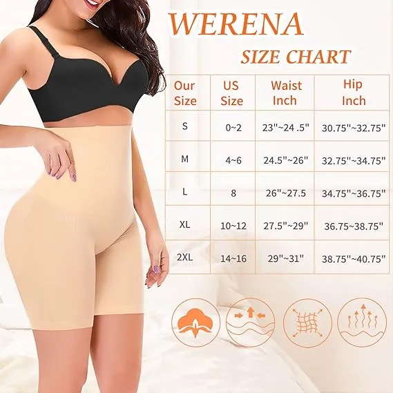 Tummy%20Control%20Shapewear%20Shorts%20for%20Women%20High%20Waisted%20Slimming%20Body%20Shaper%20Underwear%20Lace%20Slip%20Shorts%20Under%20Dresses%20-%20Image%203