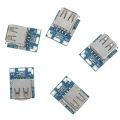 Power Bank Circuit Charging Module 2 in 1 ( 5V Lithium Battery Charger, Step Up, Protection Board, Boost Power Module Micro USB Li-Po, Li-ion 18650 For Power Bank DIY ). 