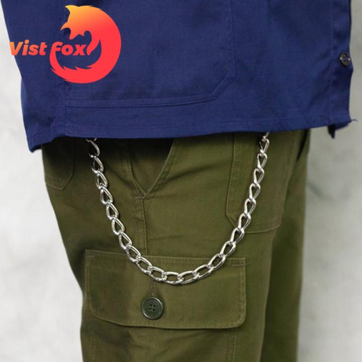 Vist Fox Trousers Chain Thick Minimalist Men Jeans Waist Wallet Chain
