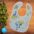 Baby Fancy Bibs Pack of 3  Baby Waterproof Bibs with Plastic Sheet  Baby Velvet Soft Bibs with Plastic Sheet  Water resistant Velvet Baby Bib Baby Apron - Pack of 3 bibs. 