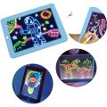Wazdorf Magic Sketch Drawing Pad  Light Up LED Glow Board  Draw, Sketch, Create, Doodle, Art, Write, Learning Tablet . 