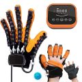 rehabilitation robot hand glove.hand training equipment .stroke hemiplegia electric hands on function. 