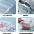 Medicine Box Foldable First Aid Box Portable Storage Box 3 Layer Medicine Cabinet Storage Box for Home Outdoor (SMALL). 