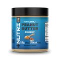 NUTRIPAK Natural Peanut Butter Chunky | High Protein | No Sugar | 1kg Jar. 