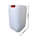 25 Liter Water Gallon "Jerry can" "Water Bottle" | Food Grade & Premium Quality Plastic | Liquid Storage Container for Water,Milk, Cooking oil & Food graded liquids | Secure Cap | Available in White Color.. 