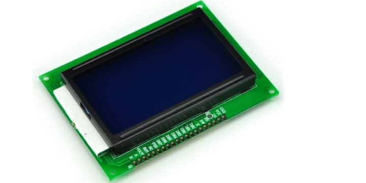 LCD12864 graphic 128x64 LCD Display Module Blue Screen