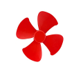 4 Blades Toy Fan Propeller Plastic Fan Blades For Mini DC Toy Motor And DIY Project And Drone Fan Propeller Toy Fan Propeller. 