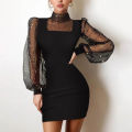 Sheath Dress Elastic Women Soft Mini Dress. 