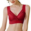 【Happier】Hot selling fashion women lingerie sleep lounge bras Wholesale Lace Beautiful Back Wrapped Chest Female Beautiful Back V-Neck Chest Wrap Bandeau Bra. 