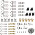 140 Pcs Photo Frame Hanging Hooks Kit, 9 Models Picture Hanger Hooks with Screws for Office Family Photo Picture Painting Hanging Assorted Types. 