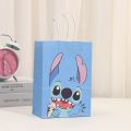 1/3/6Pcs Disney Lilo Stitch Theme Cute Angel Paper Gift Bags Candy Biscuit Bag Tote Bags Birthday Party Baby Shower Supplies. 