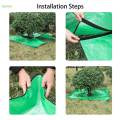 Block Gardening Mat Barrier Landscape Fabric for Ground Cover. 