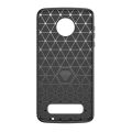 【ETOP】Moto Z3 Play Case,Moto Z3 Case, Sfmn 2-Pack Carbon Fiber Brushed Texture Soft TPU Full-Body Protective Cover Phone Case. 