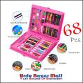68 Pcs Colouring Art Kit, Assorted Colouring Kit, Multi- Character Colouring Kit for Girls, Art Set Colouring Kit, Colouring Kit for kids / Boys, Box Coloring Kit 68 Pcs. 