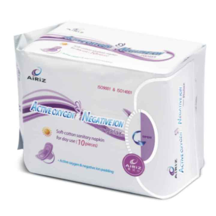 TIENS AiRiZ Active Oxygen &Negative Ion Napkins for Day use-Relax pads