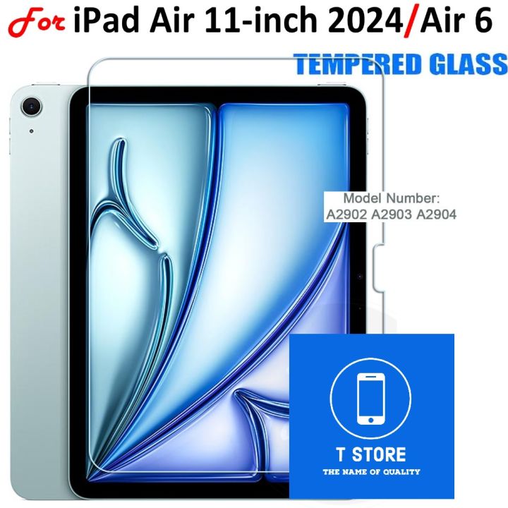 For iPad Air 11-inch (M2) 2024 Screen Protector tempered screen glass protector 6TH Generations 2024 A2902, A2899, A2900