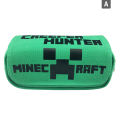Minecraft pencil case kids Boys Girls canvas double zipper pencil case bag gift UK. 