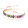 【ALLGOOD】Colorful Gem Baroque Headbands For Women Diamond Hair Accessories Pearl Headband for Girls Crown Flower Hairbands Head Wrap. 