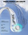 Al Quraish Traders Bladeless Neck Fan with 3-Speed Control, Adjustable, Portable, Rechargeable - Personal Cooling Fan for Travel, Sports, Outdoor - New. 