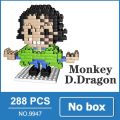 One Piece Figures Luffy Ace Nami Zoro Chopper Sanji Robin Anime Figurines Toy Mini Blocks For Children Boyfriend Teenager Gift. 