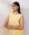 Sapphire Stitched - 2 Piece - Embroidered Cotton Net Suit For Women. 