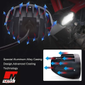Oval Cree Led 20W Motorcycle Additional LED Lights, 20 W Round LED Front Headlights Anti-Fog 12 V 24 V Motorcycle LED Spotlight 1800 LM Additional Headlights Universal Fitment Special Edition Product Fits Ybr 125cc, Honda CG125cc, Honda CD 70cc ETC. 